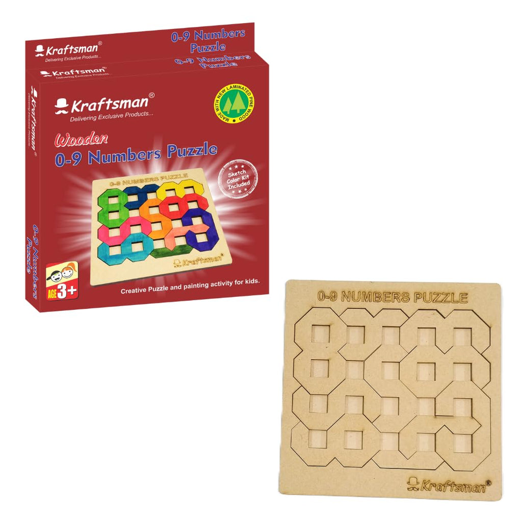 Kraftsman 0-9 Digital Number Puzzle: Learn and Create