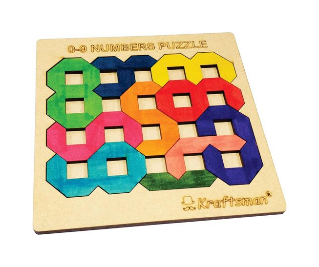 Kraftsman 0-9 Digital Number Puzzle: Learn and Create