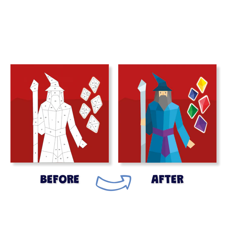 Sticker by Number: Fairy Tales