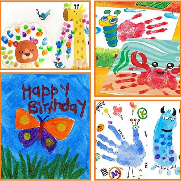 Rainbow Finger Paints - For your First Painting