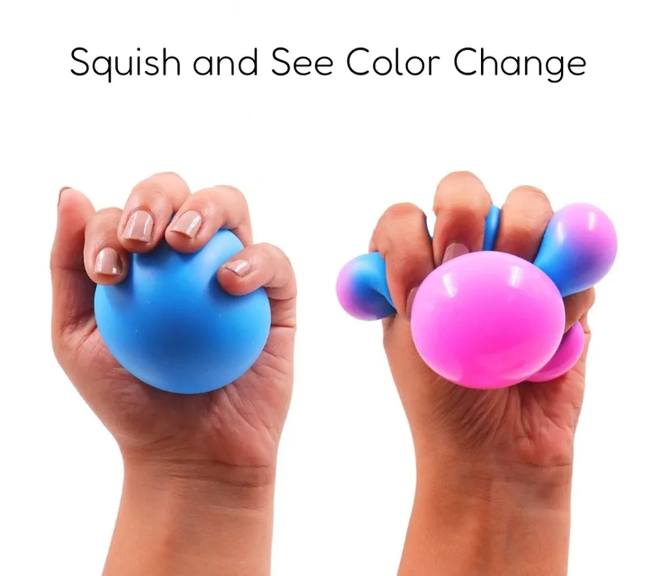 Tint Twirlers: Color-Changing Fidget Balls Set of 3 Balls | Stress Relief Balls| Perfect Party Favors