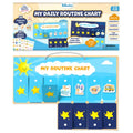 My Daily Routine Chart | Reusable & Double-Sided Magnetic Chore Chart (ages 3-8)