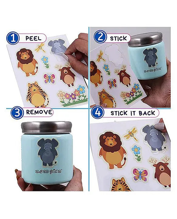 Scoobies Wild Adventure Travel Tin – On-the-Go Fun & Creativity for Kids Age 3+| Screen-Free, Reusable Activity Kit