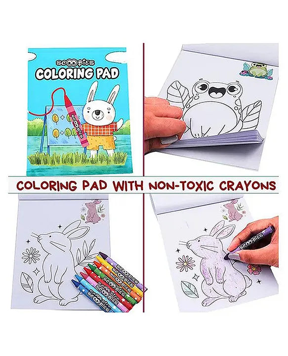 Scoobies Wild Adventure Travel Tin – On-the-Go Fun & Creativity for Kids Age 3+| Screen-Free, Reusable Activity Kit