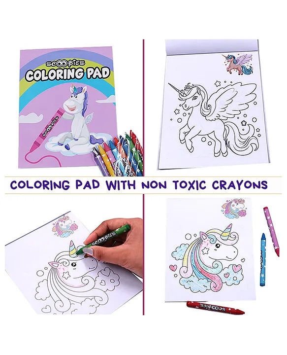 Scoobies Unicorn Travel Tin – Magical On-the-Go Activity Kit for Kids 3+