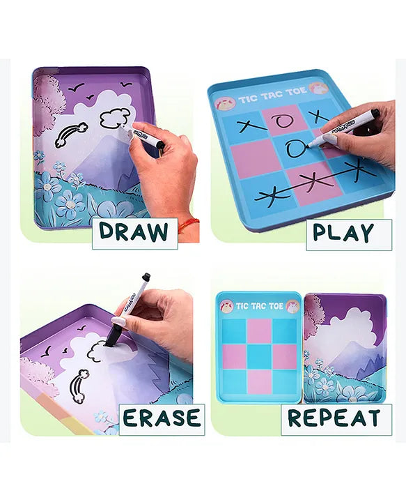Scoobies Unicorn Travel Tin – Magical On-the-Go Activity Kit for Kids 3+