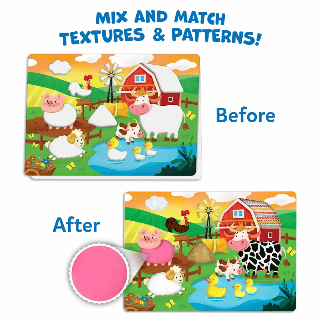 Fab Tabs: Amazing Animals | Tactile & Sensory Fabric Art (ages 4+)