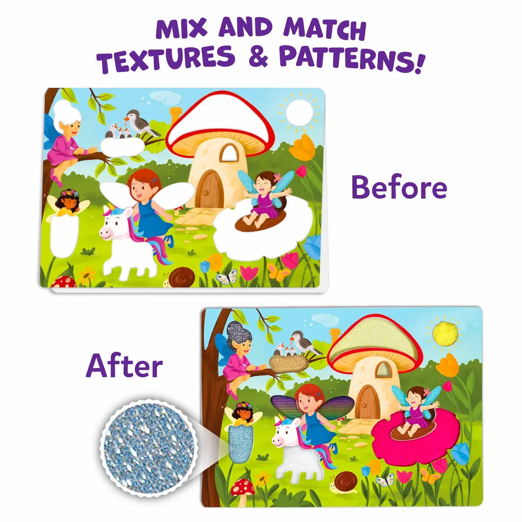 Fab Tabs: Unicorns & Princesses | Tactile & Sensory Fabric Art (ages 4+)