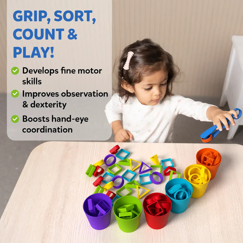 Silicone Rainbow Sorting | Sorting, Counting & Sequencing Toy (ages 3-6)