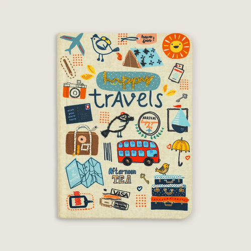 A5 Threaded Thoughts Series - Happy Travels