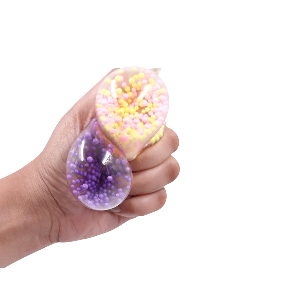 Scoobies Foamazing Balls – 3 Squishy + 1 Fuzzy Spiky Sensory Ball (Set of 4) Soft, Squishy, Non-Toxic Fidget & Stress Relief Toy for Kids 3+
