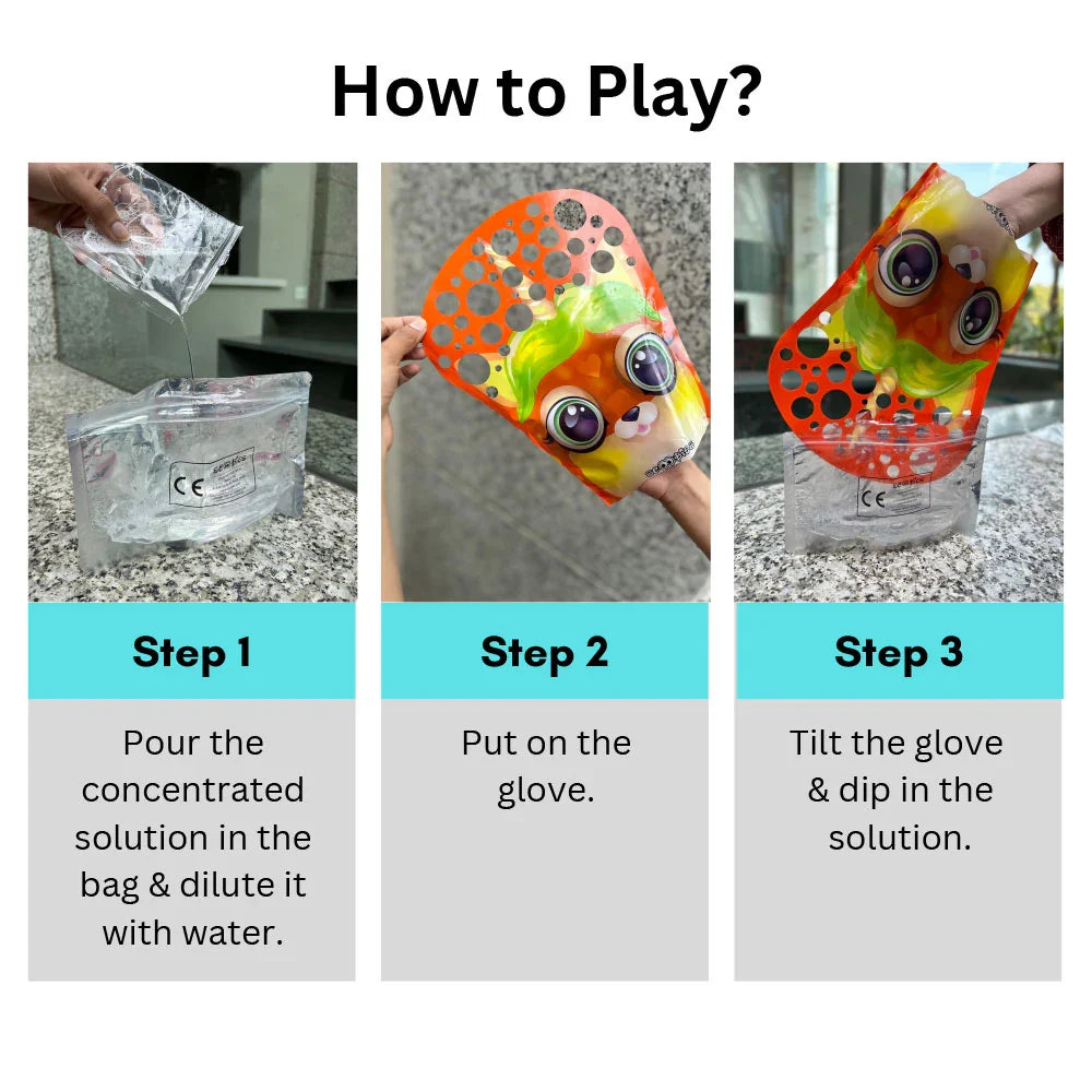 Swipe a Bubble - Wave & Play Bubble Toy for Kids