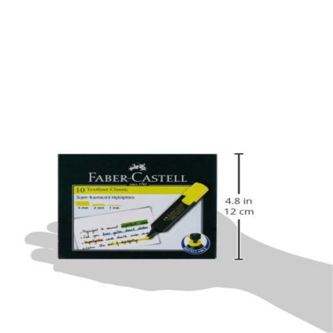 Faber-Castell Textliner | Pack of 10 Highlighters