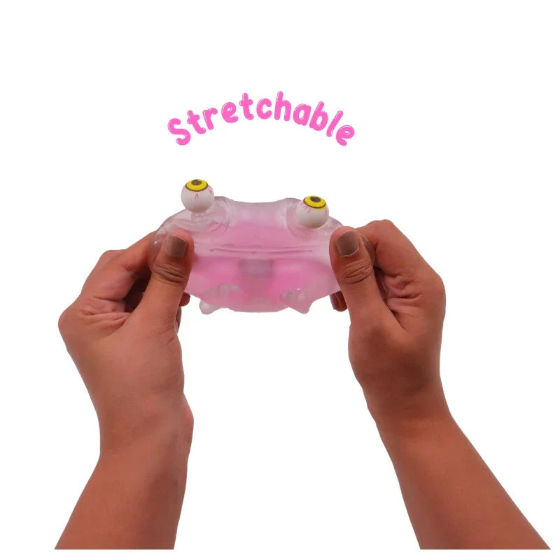 Stick-i-dgets (Purple) Color-Changing Squishy Toy that glows and pops!