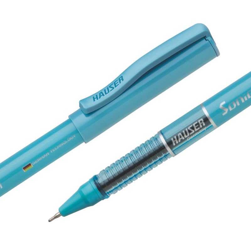 Hauser Sonic X Gel Pen | Pack of 10 | Blue Ink