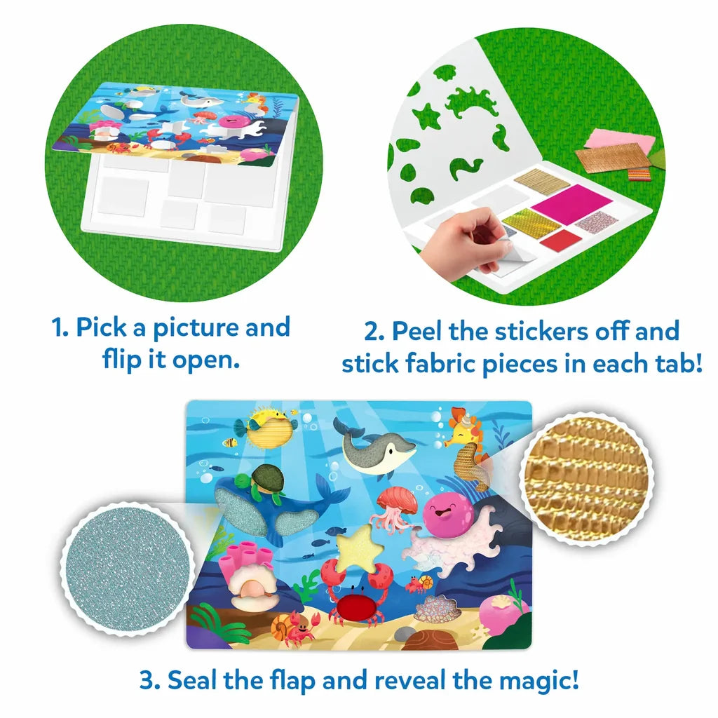 Fab Tabs: Amazing Animals | Tactile & Sensory Fabric Art (ages 4+)