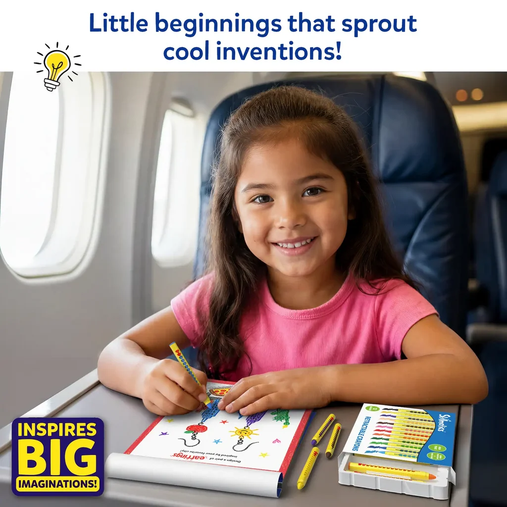 Inventor Sprouts | Invention Drawing Activity Book with 50 Challenges (ages 5-10)