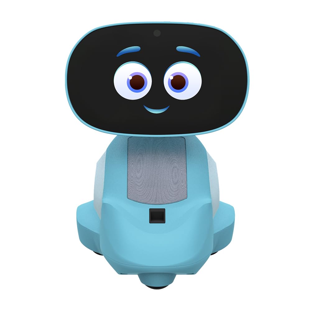 Miko 3: AI-Powered Smart Robot for Kids Age 5+ |Interactive Robot with Learning apps & Unlimited Games | Blue