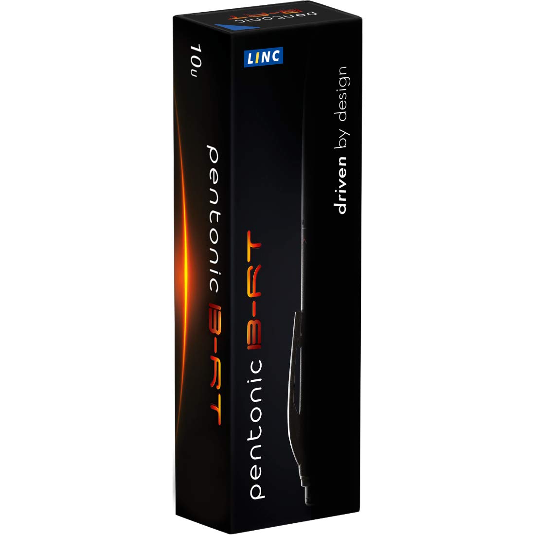Pentonic B-RT Retractable Ball Point Pen Blister Pack | Pack of 10 Pens in Blue Ink