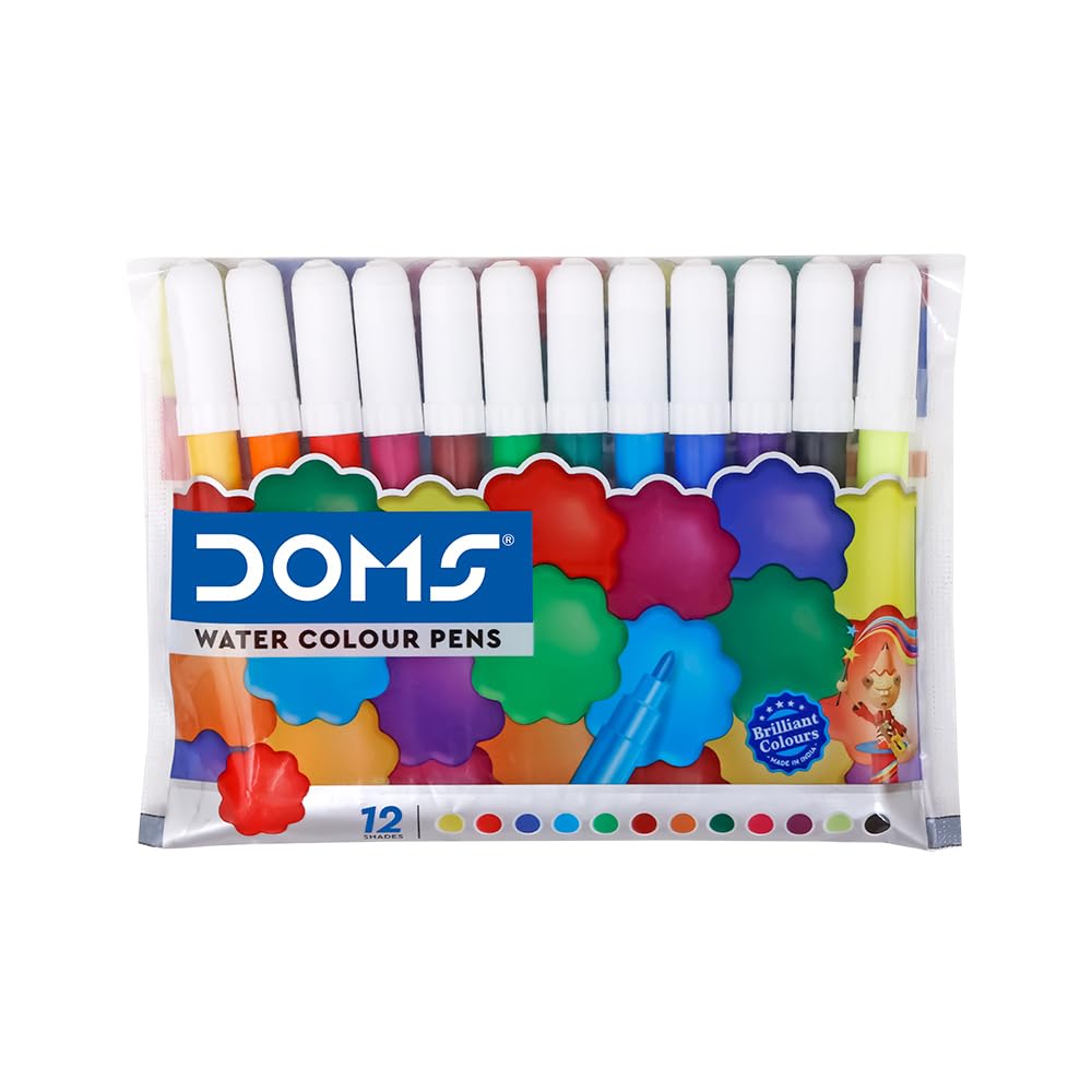 Doms Painting Kit - Kit for School Essentials | Combination of 9 Painting & Coloring Items
