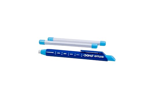 Doms Groove Retractable Eraser | Pack of 10 Retractable Erasers
