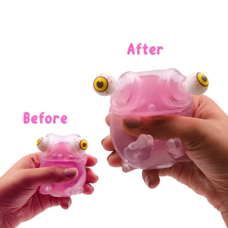 Stick-i-dgets (Purple) Color-Changing Squishy Toy that glows and pops!