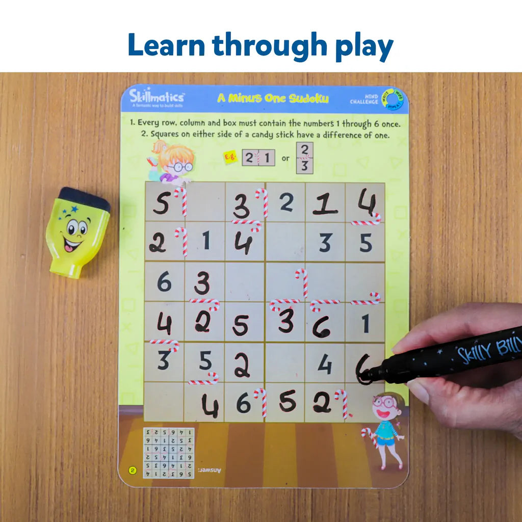 Mind Challenge | Reusable Activity Mats (ages 6+)