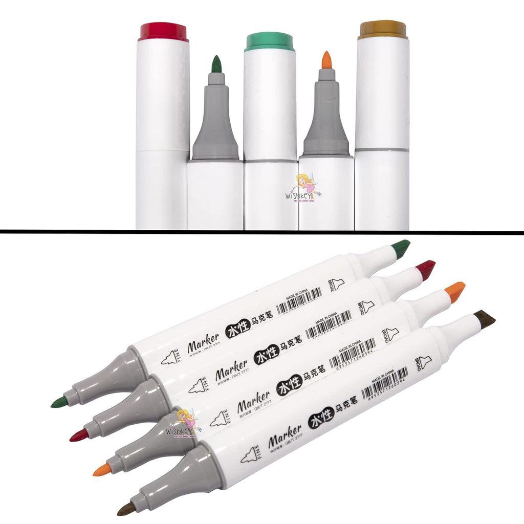 Dual Tip Art Marker Pens | 24 Shades
