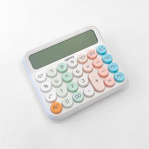 Colorful Candy Calculator | 12 Digit Large LCD Display