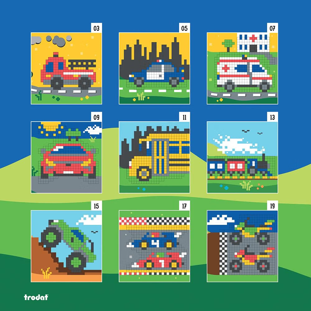 Trodat Pixel Stamp- Vehicles