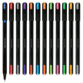 Pentonic Multicolor Gel Pen With Hard Box Case | 12 Pens Set