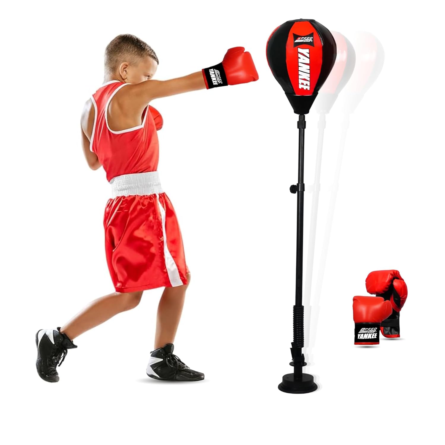 SPEED-UP Yankee Boxing Trainer Kit for Kids