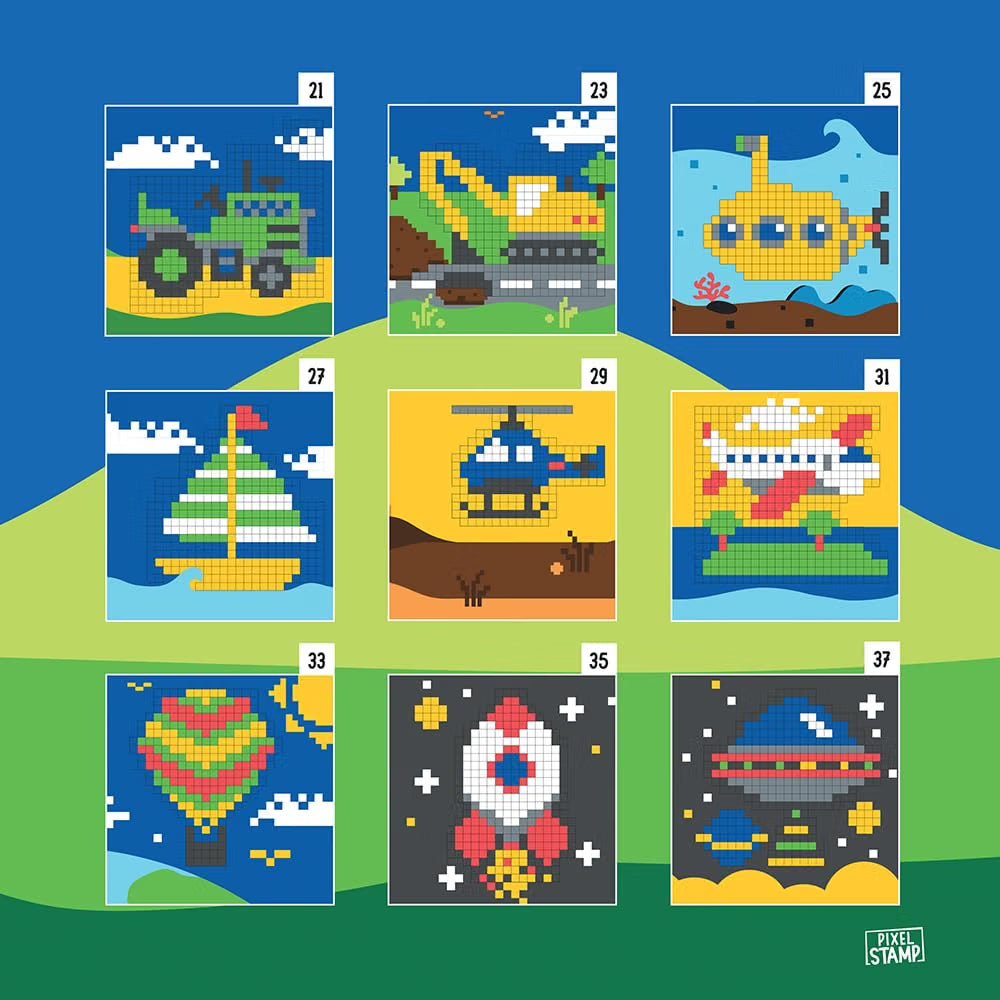 Trodat Pixel Stamp- Vehicles