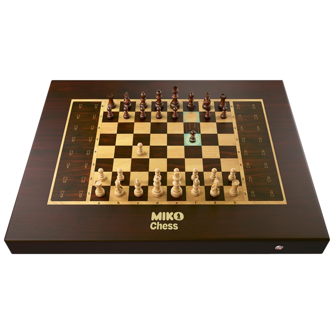 Miko Chess Grand: Your Ultimate AI Chess Companion | Fully Automated Gameplay for All Skill Levels | World's Smartest Electronic Chess Board | Magnetic Wooden Chess Sets with Self Moving Pieces