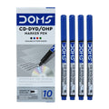 Doms CD-DVD/OHP Marker Pens | Pack of 10 Pieces