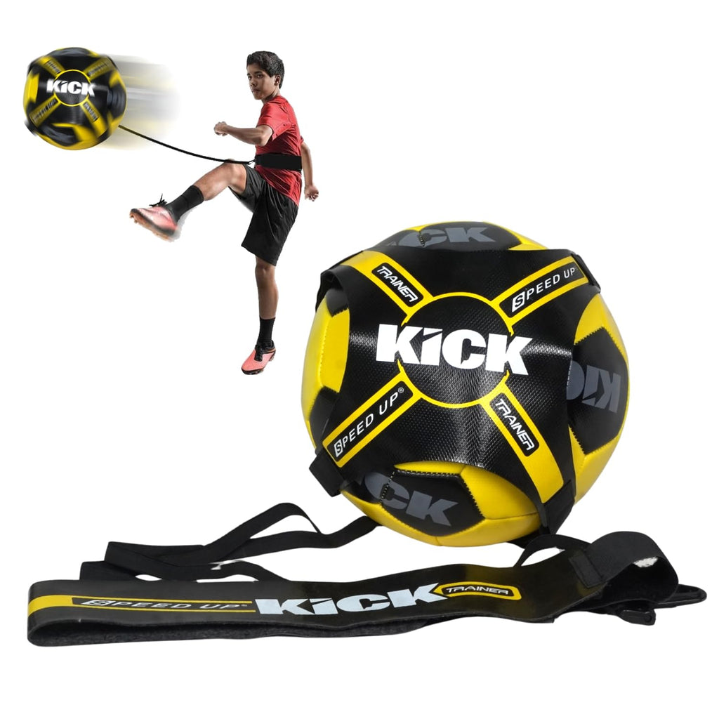 SPEED-UP Kick Football Trainer Set (Yellow and Black)