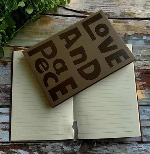 Love and Peace Diary | A5 Size with Paperback