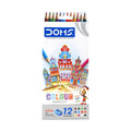 Doms Colour Pencils | 12 Shades with Sharpener