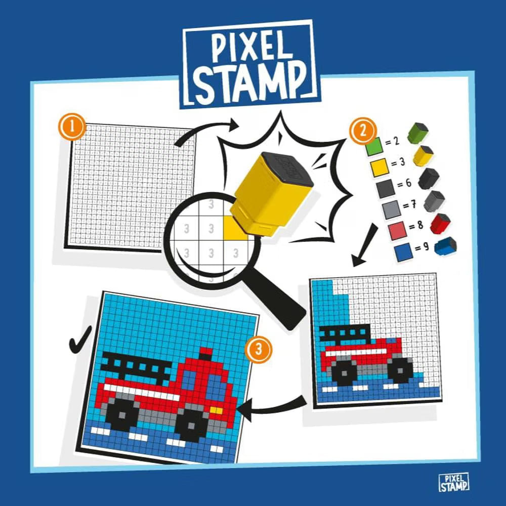 Trodat Pixel Stamp- Vehicles