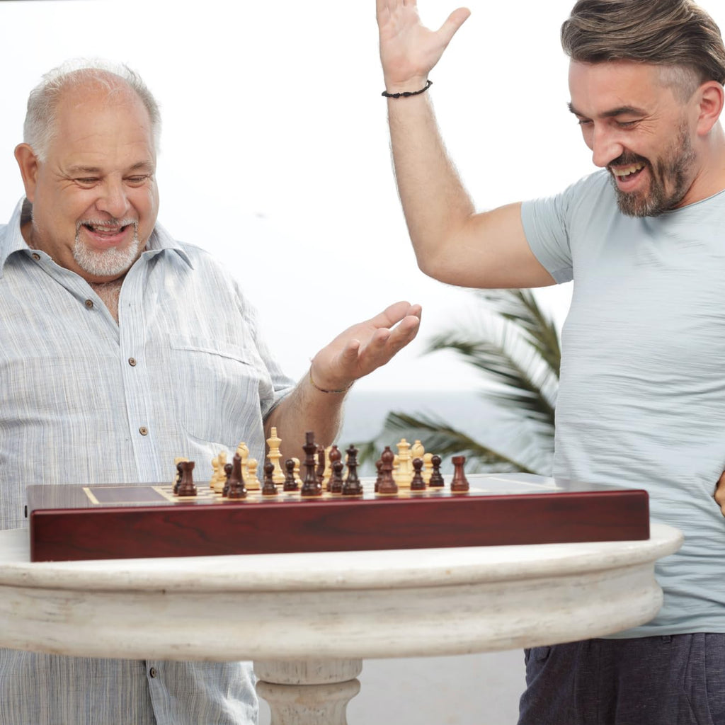 Miko Chess Grand: Your Ultimate AI Chess Companion | Fully Automated Gameplay for All Skill Levels | World's Smartest Electronic Chess Board | Magnetic Wooden Chess Sets with Self Moving Pieces