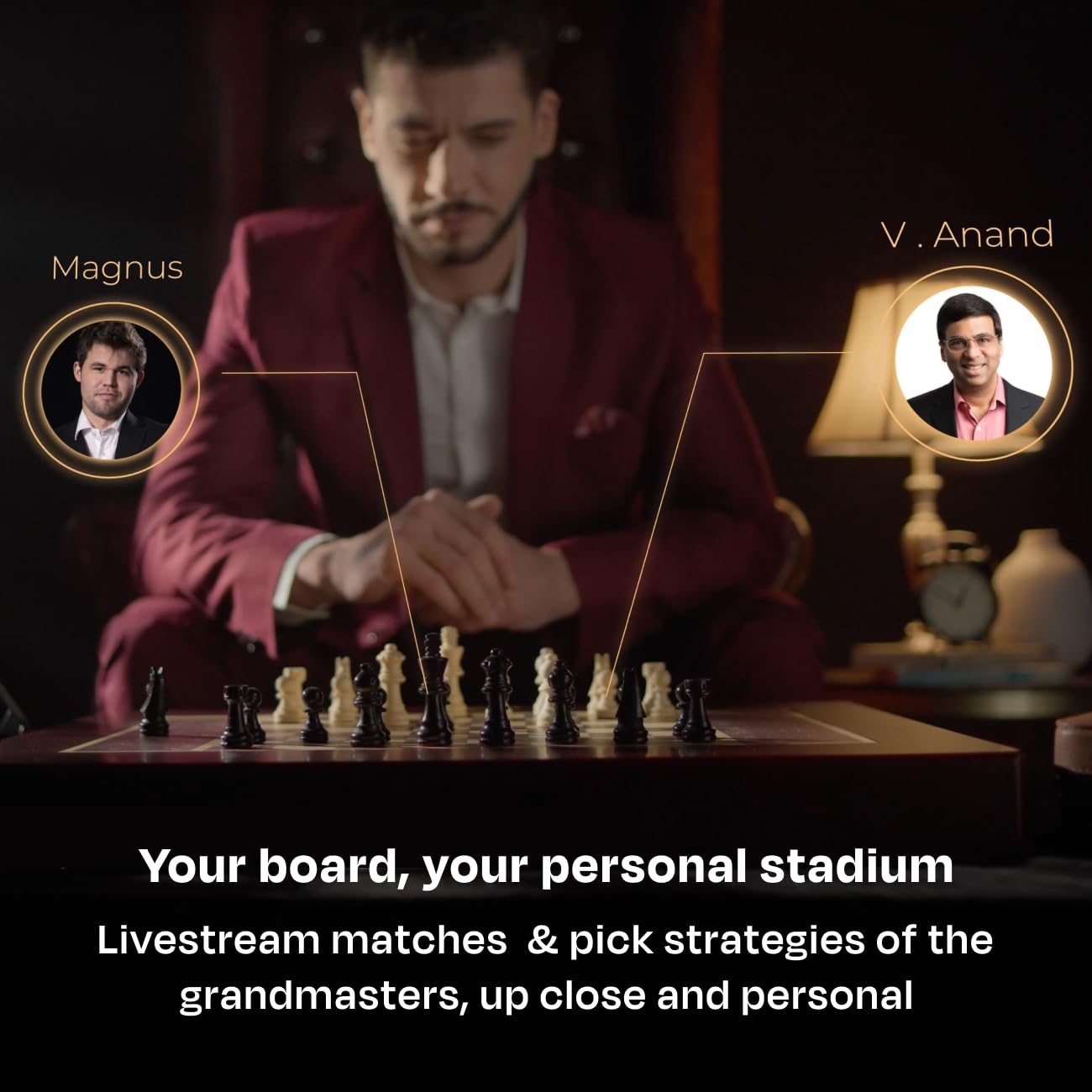 Miko Chess Grand: Your Ultimate AI Chess Companion | Fully Automated Gameplay for All Skill Levels | World's Smartest Electronic Chess Board | Magnetic Wooden Chess Sets with Self Moving Pieces