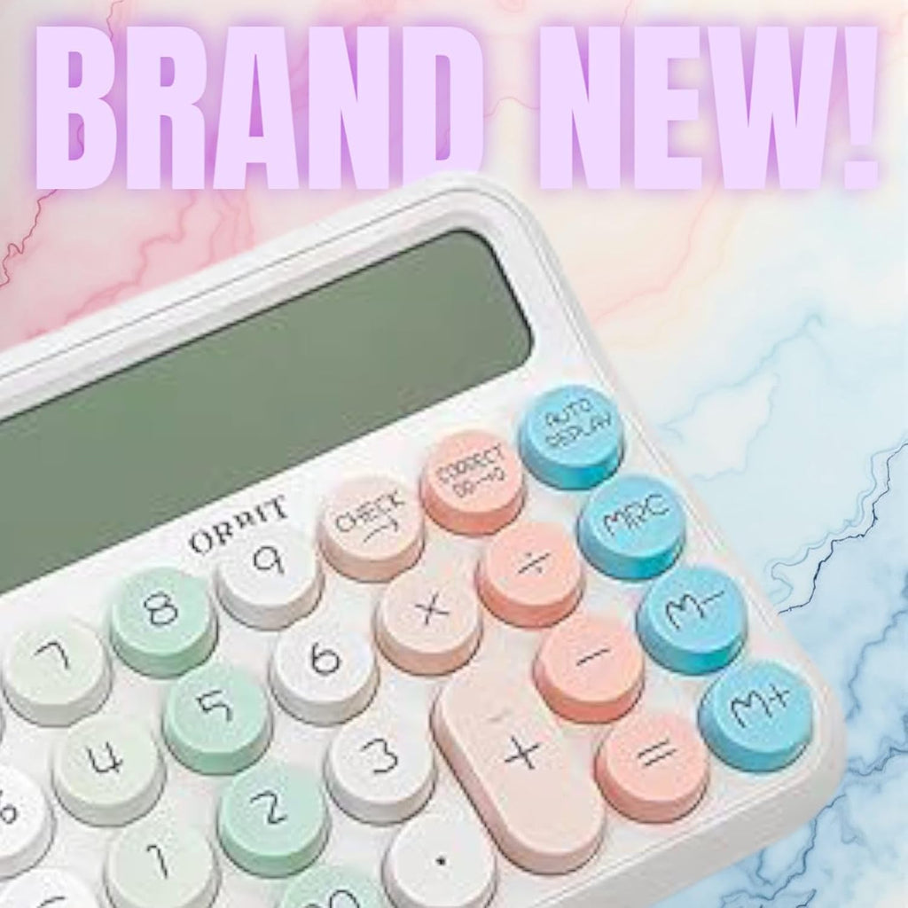 Colorful Candy Calculator | 12 Digit Large LCD Display