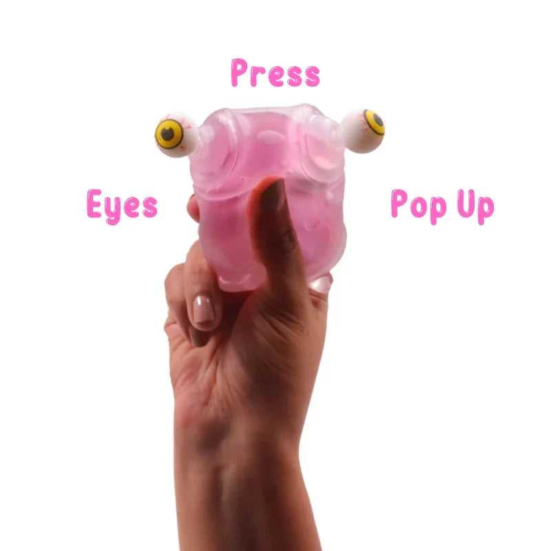Stick-i-dgets (Purple) Color-Changing Squishy Toy that glows and pops!