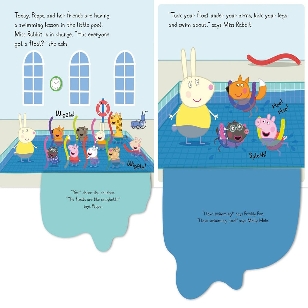 Peppa Pig: Peppa’s Swimming Lesson: A lift-the-flap book