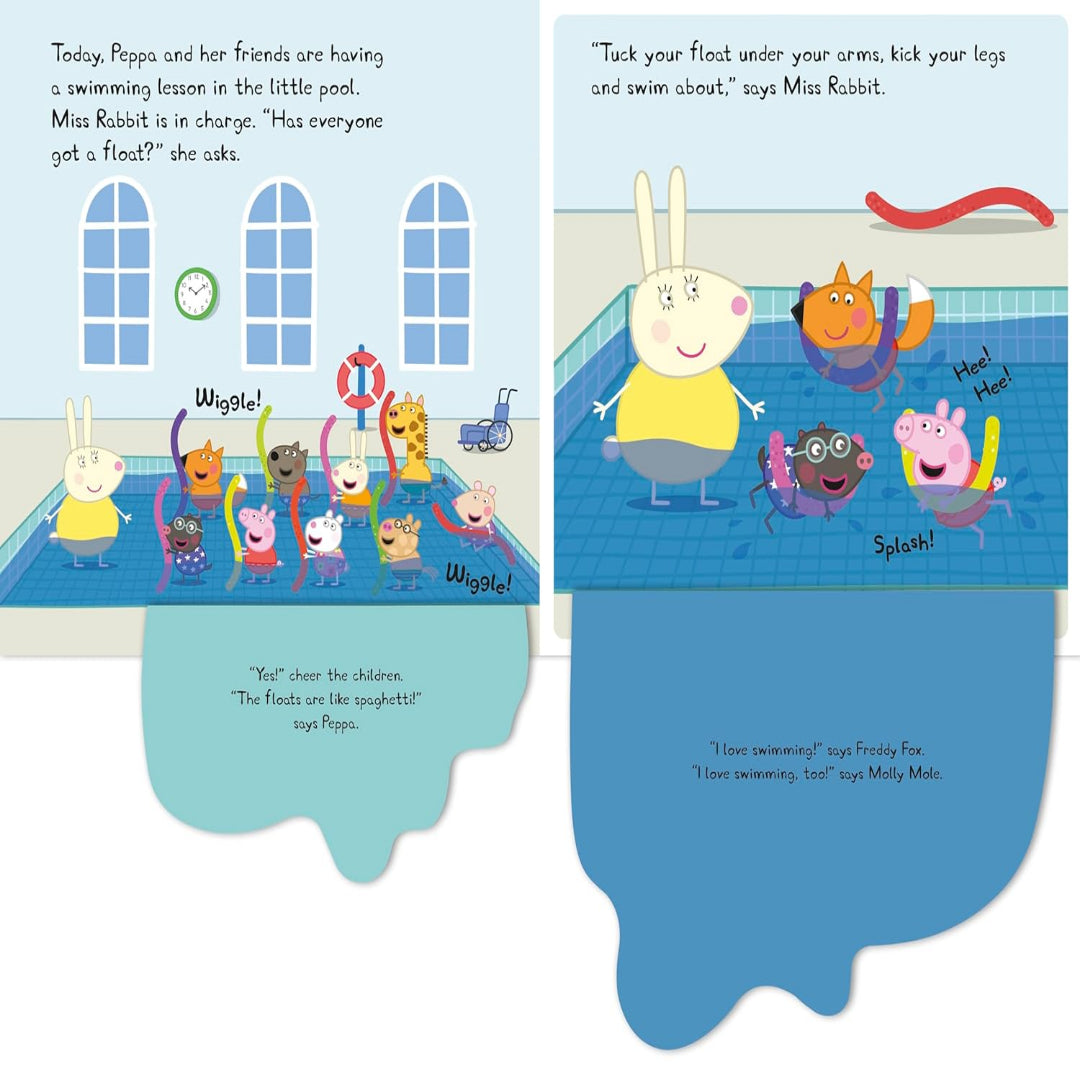 Peppa Pig: Peppa’s Swimming Lesson: A lift-the-flap book