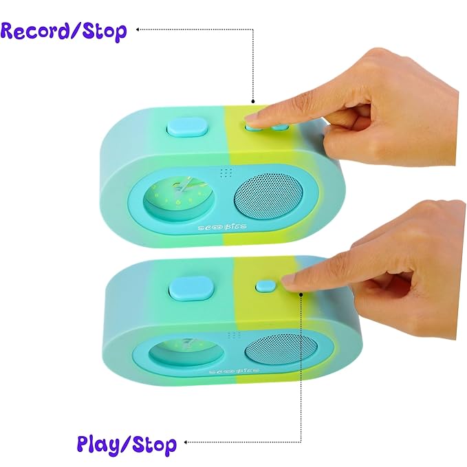 Scoobies Voice Alarm Clock: For Little Blue Lovers