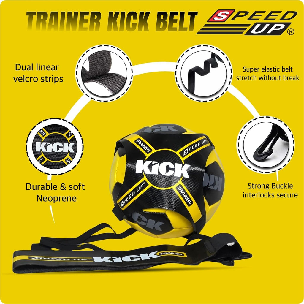 SPEED-UP Kick Football Trainer Set (Yellow and Black)