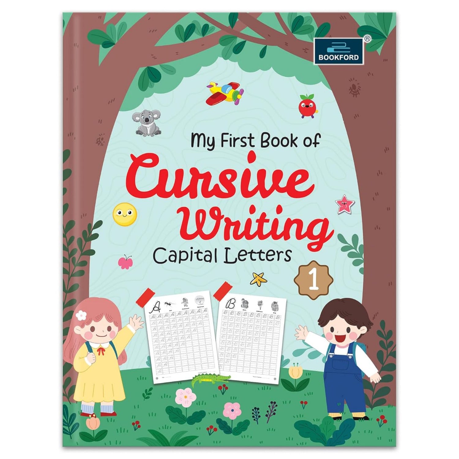 My First Book Of Cursive Writing - Capital Letter Books For Kids