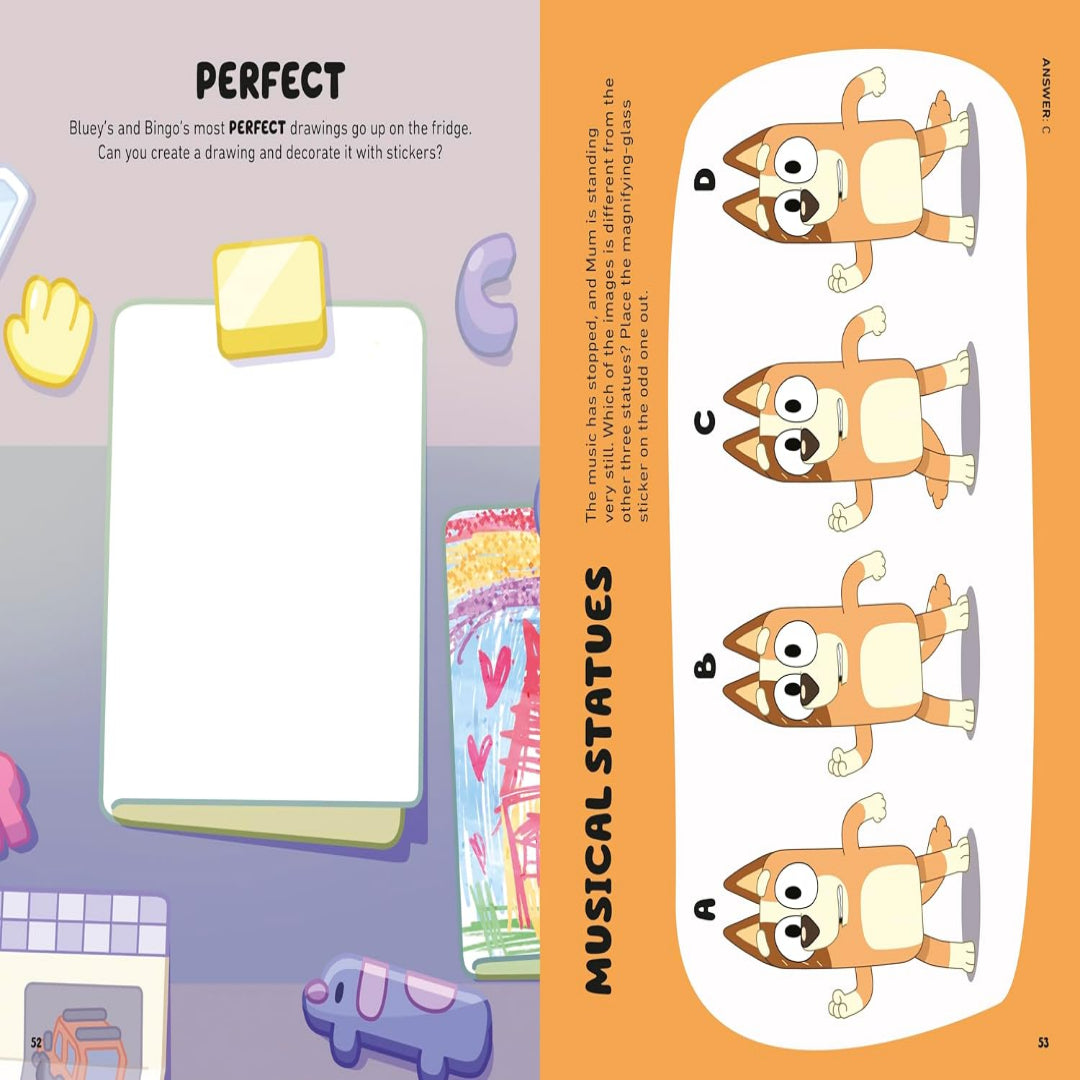 Bluey: Super Stickers Activity Book