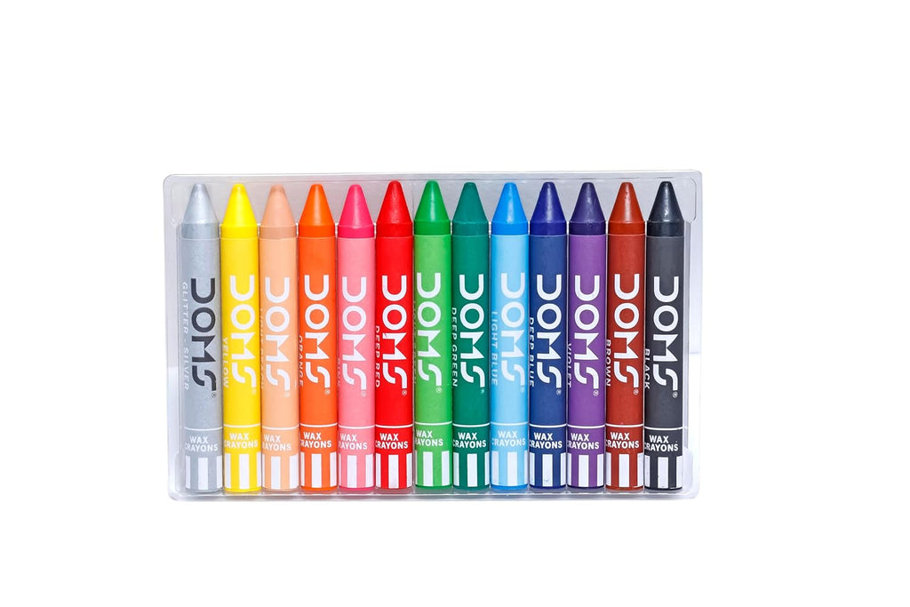 DOMS Jumbo Wax Crayons | 12 Shades